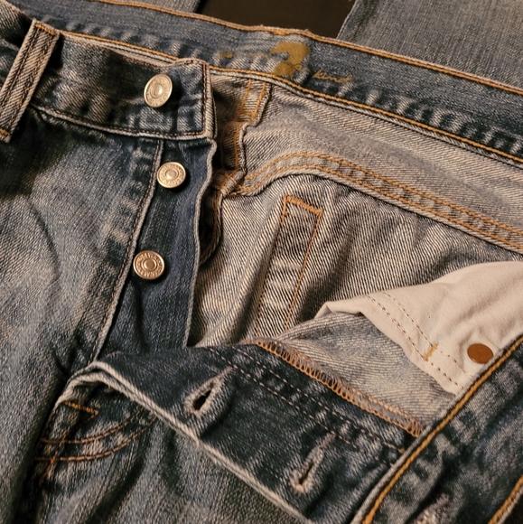 7 For All Mankind jeans size 34 with 31 inseam - Picture 6 of 9